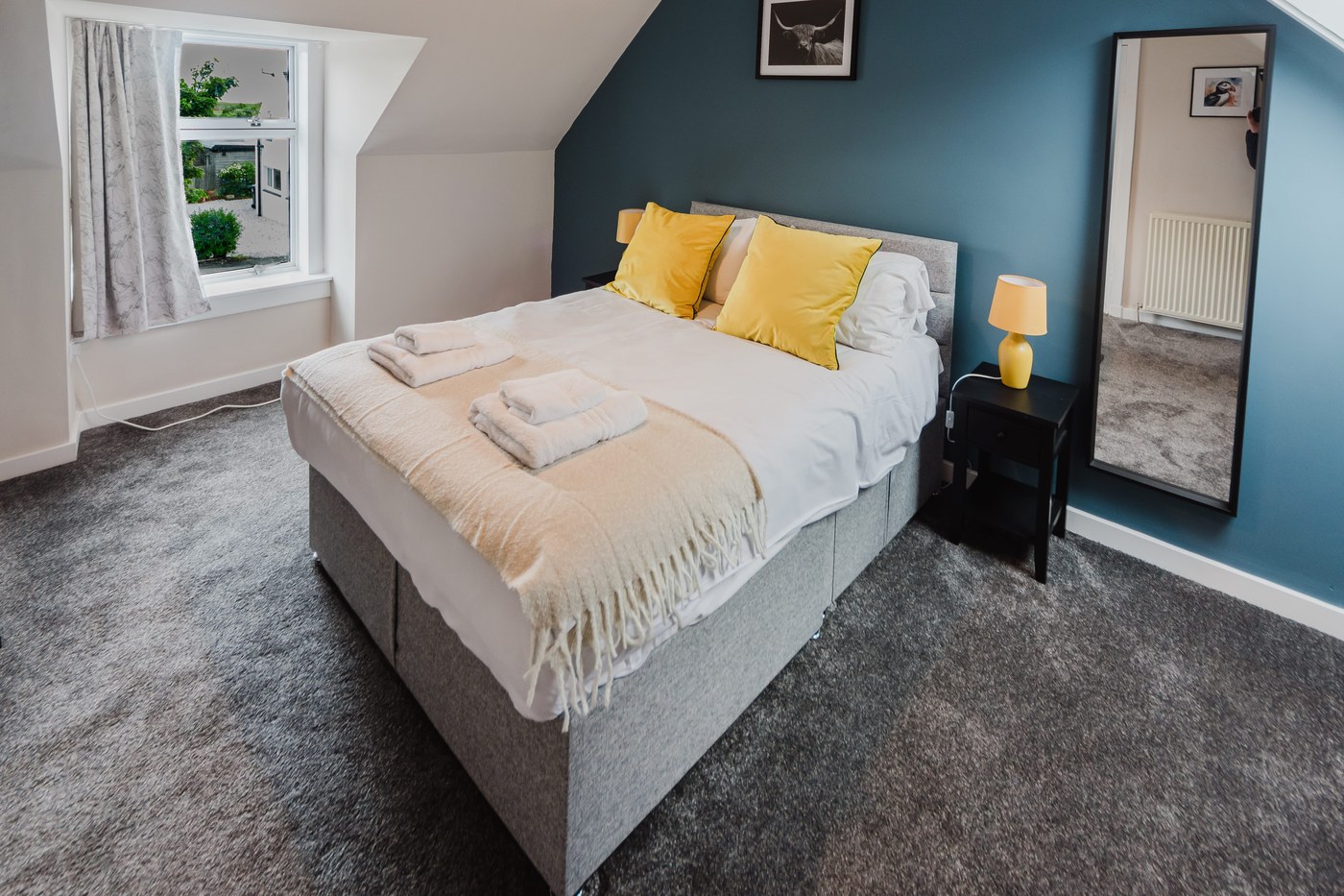 Double bedroom blue — Blairmore House